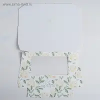 Кондитерская упаковка, коробка с ламинацией &laquo;Flowers&raquo;, 20&times;12&times;4 см