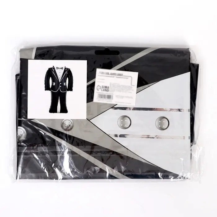 Воздушный шар фольгированный 40 Воздушный шар фольгированный 40" «Свадебный костюм», фигура