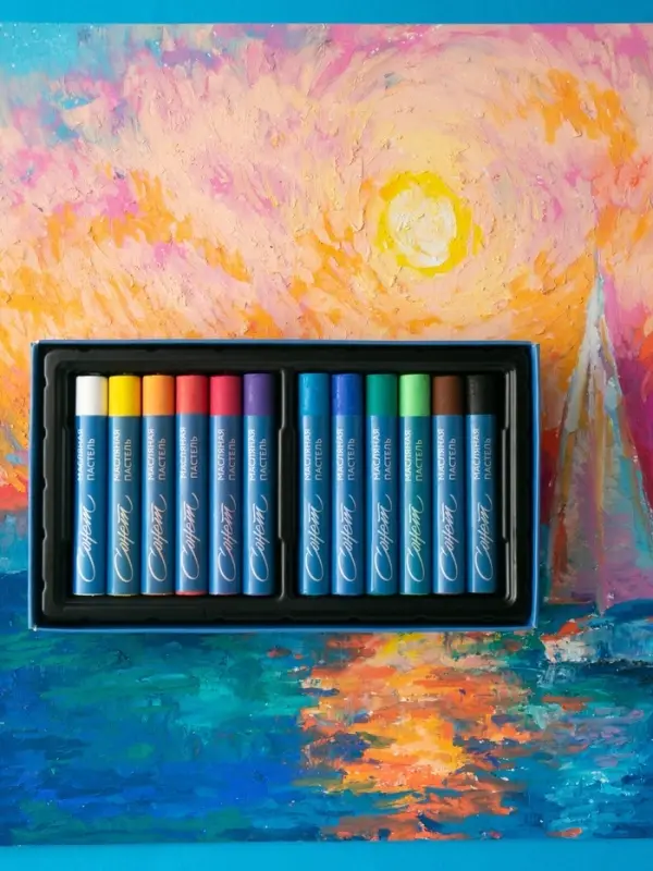 Пастель масляная 12цв ЗХК "Сонет" 10/69 круглая 70412967