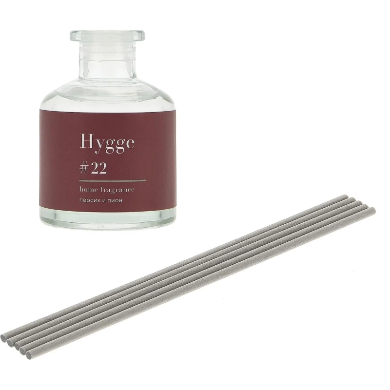 Аромадиффузор для дома Хюгге #22 Персик и пион 50мл, АР 100-565
