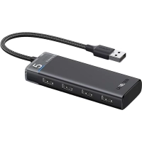 Разветвитель USB UGREEN CM653 (15548) 4-Port USB-A Hub, черный