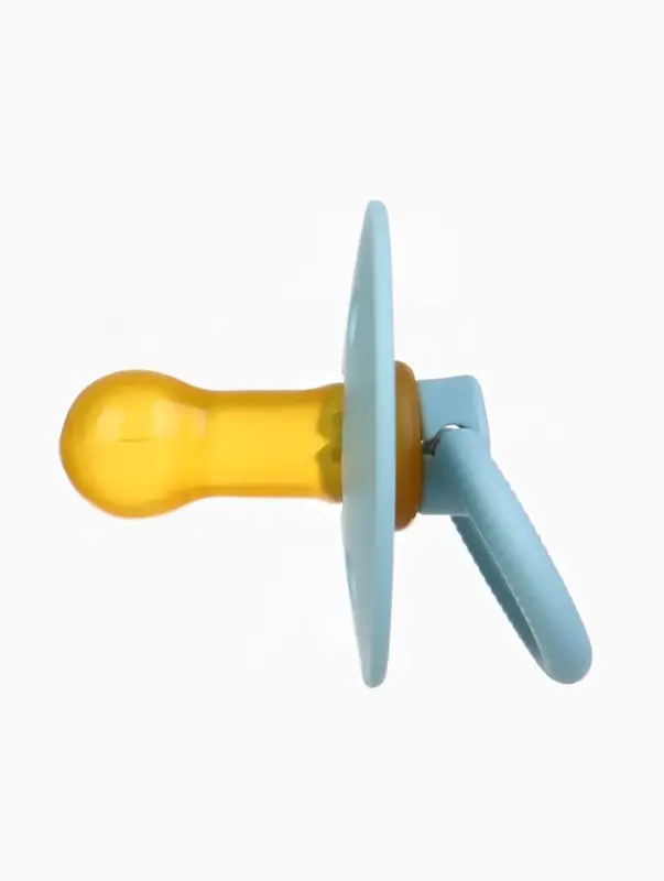 Набор классических пустышек, 2 шт., латекс, серо-синий/серый, в контейнере, от 0 мес., M&B   1088492 Набор классических пустышек, 2 шт., латекс, серо-синий/серый, в контейнере, от 0 мес., M&B   1088492