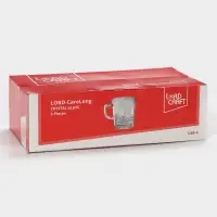 Набор кружек Lord-Carelong, 220 мл, 6 шт., стекло, прозрачный