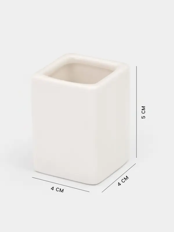 Подставка для зубочисток Magistro &laquo;Бланш&raquo;. 4&times;5 см, фарфор, белая