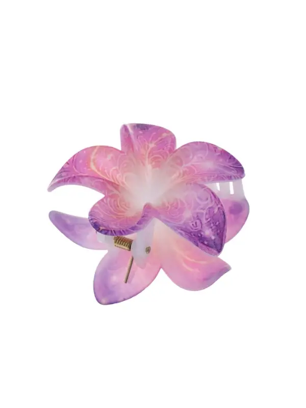 Краб для волос "Артемида" нежность, цветок, 8х7 см, микс