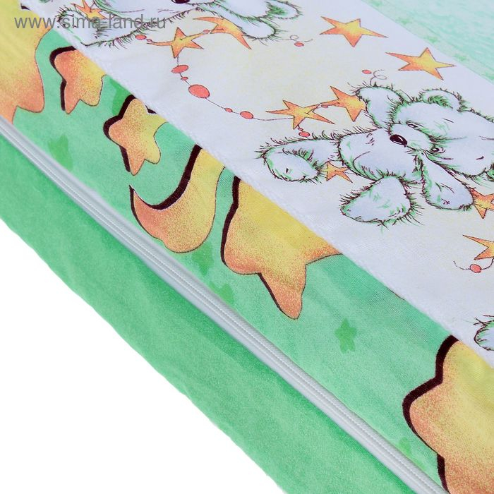 Матрас беспружинный ЕМЕЛЯ Классик, 119х59х10см, цвет МИКС, холлкон