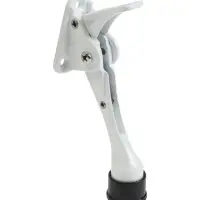 Фиксатор дверной LOCKLAND “козья ножка”, с автоподъемом, цвет белый Фиксатор дверной LOCKLAND “козья ножка”, с автоподъемом, цвет белый