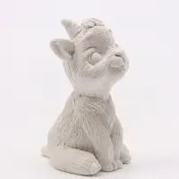 Фигурка декоративная &laquo;Козленок Милаш&raquo;, неокрашенная, 7&times;4&times;5 см, белая