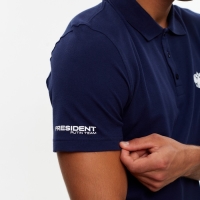 Поло President Герб, размер XS, цвет синий