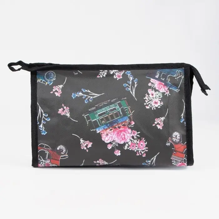 Косметичка на молнии, цвет чёрный Косметичка на молнии, цвет чёрный