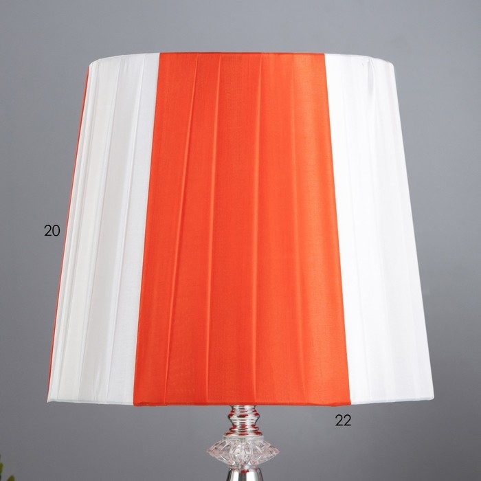 Настольная лампа с подсветкой Настольная лампа с подсветкой "Агата" Е27 40Вт бело-розовый 25х25х42,5 см