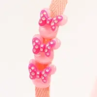 Ободок для волос розовый, Минни Маус