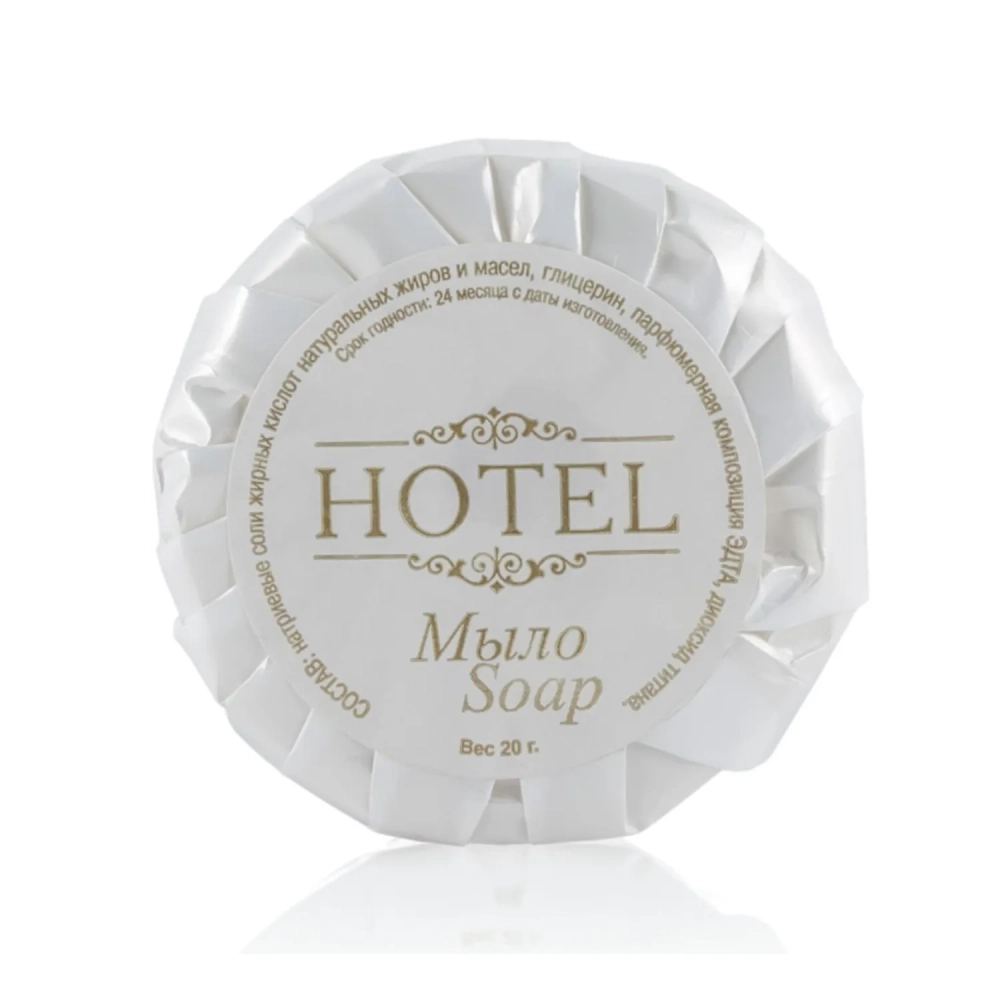Мыло туалетное HOTEL 20г,гофре,300шт