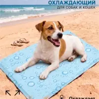Коврик охлаждающий (гель), 60&times;50 см, капли