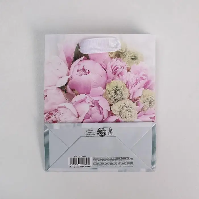 Пакет подарочный ламинированный, упаковка, «Радости!», S 12 х 15 х 5.5 Пакет подарочный ламинированный, упаковка, «Радости!», S 12 х 15 х 5.5