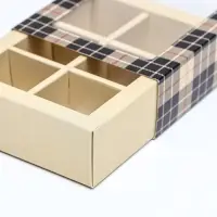 Коробка для 6 конфет «Мужской» 13.7×9.8×3.8 см