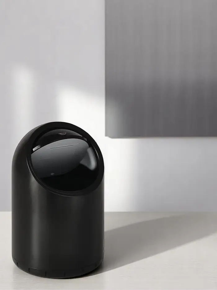 Ведро для мусора сенсорное настольное SAVANNA, 2 л, чёрное
