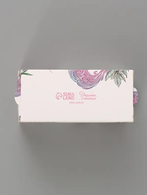 Коробка подарочная с окном &laquo;Люби, мечтай&raquo;, 12&times;5.5&times;5.5 см, самосборная