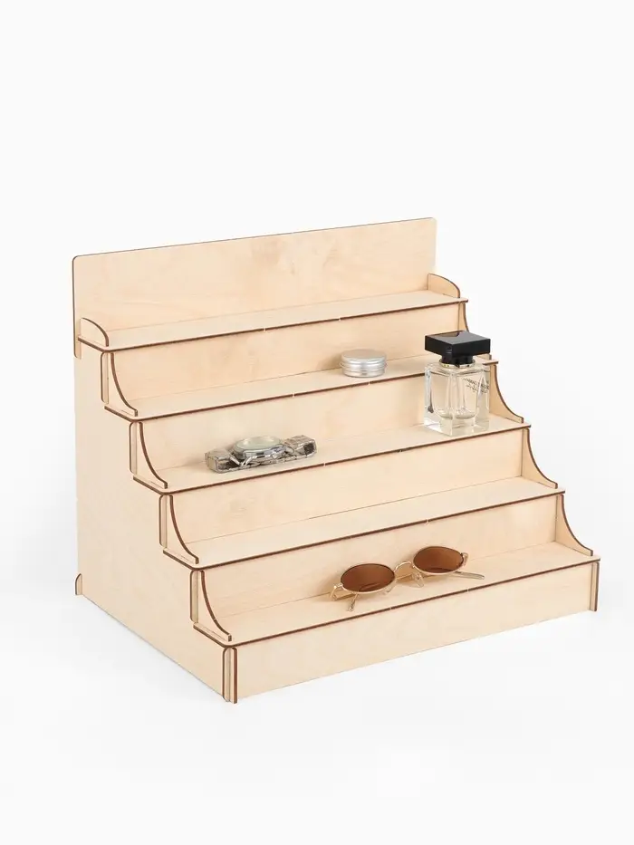 Горка 5 ступенек 37.5&times;26&times;30 см, толщина 3 мм, бежевая