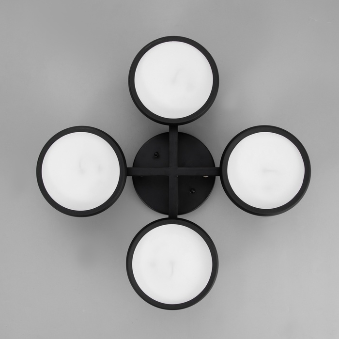 Люстра Люстра "Алис" 4хLED 96Вт 3000-6000К черный 60х60х13 см