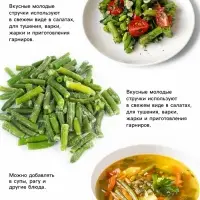 Семена Фасоль спаржевая &laquo;Сакса без волокна 615&raquo;, 3 г, &laquo;Рецепты дедушки Никиты&raquo;