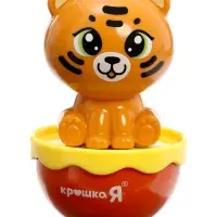 Игрушка детская, неваляшка &laquo;Тигрёнок&raquo;, оранжевый
