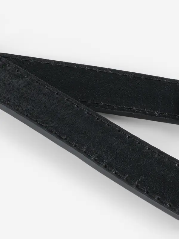 Ручка для сумки, с карабинами, 60&plusmn;1 см &times; 2 см, чёрная