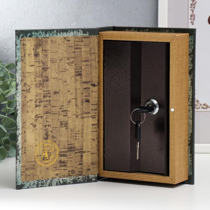 Сейф-книга дерево кожзам Сейф-книга дерево кожзам "Пираты. Рассказы" 21х13х5 см