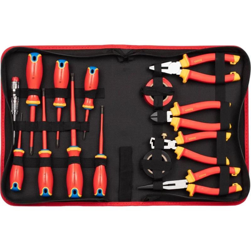 Набор диэлектрических инструментов Topfort 14 предметов (VDE 583114)