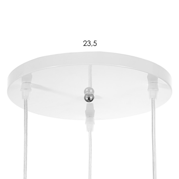 Светильник BayerLux Светильник BayerLux "Плаза" 3хЕ27 40Вт белый золото 30х30х24-90см