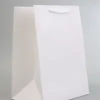 Пакет подарочный, с окном, 35&times;25&times;18 см, белый