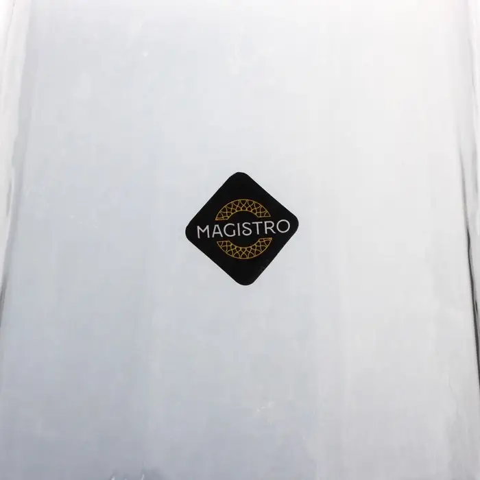 Набор стаканов Magistro &laquo;Дарио&raquo;, 450 мл, 10&times;11.5 см, 6 шт., с золотой отводкой, стекло, графит