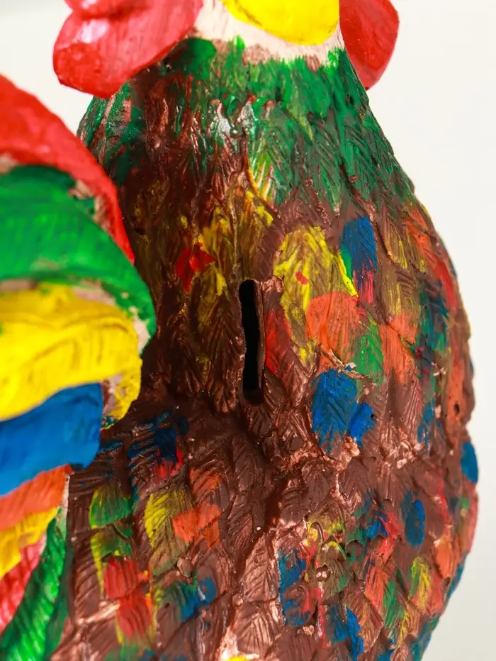 Копилка для денег &laquo;Петух&raquo;, гипс, 21.5&times;19&times;11 см