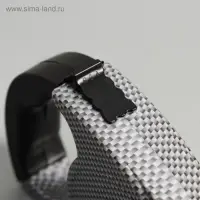 Рулетка, 5 м, до 15 кг, резиновая ручка, серая
