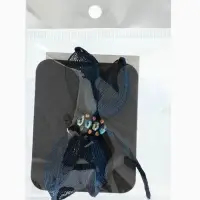 Брошь &laquo;Стрекоза&raquo; плетёная, цвет сине-чёрный