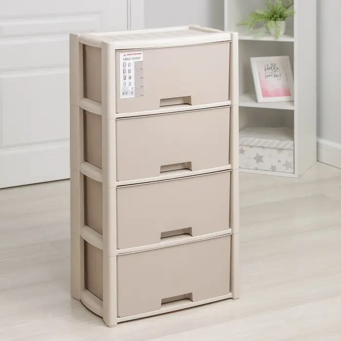 Комод 4-х секционный &laquo;Колорит&raquo;, МИКС