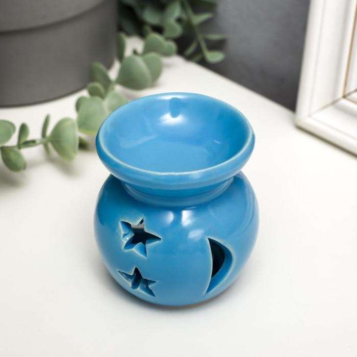 Аромалампа для эфирных масел «Луна и звёзды», 6.5×6.5×7 см, МИКС Аромалампа для эфирных масел «Луна и звёзды», 6.5×6.5×7 см, МИКС