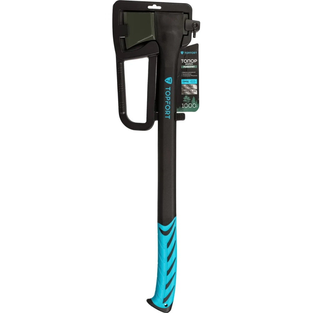 Топор колун Topfort Forestry 28/711мм, 1000g/1570g фибергласс