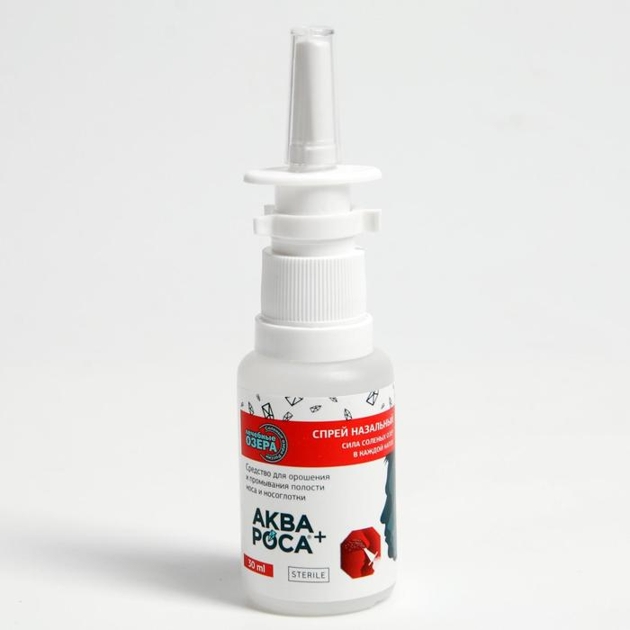 Набор Набор "АкваРоса+", спрей назальный 30 мл + ополаскиватель минеральный 300 мл, дополнительная насадка