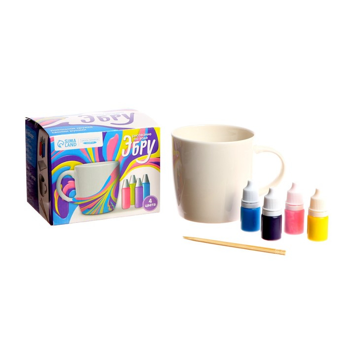 Рисование на воде: эбру «Создай свою кружку» Рисование на воде: эбру «Создай свою кружку»