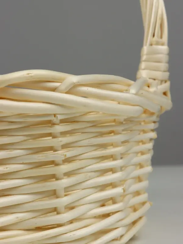 Набор корзин (ива), D43 H15 HH40 b35, D37 H14 HH35 b30, D30 H11 HH30 b24, 3 шт., выбеленный