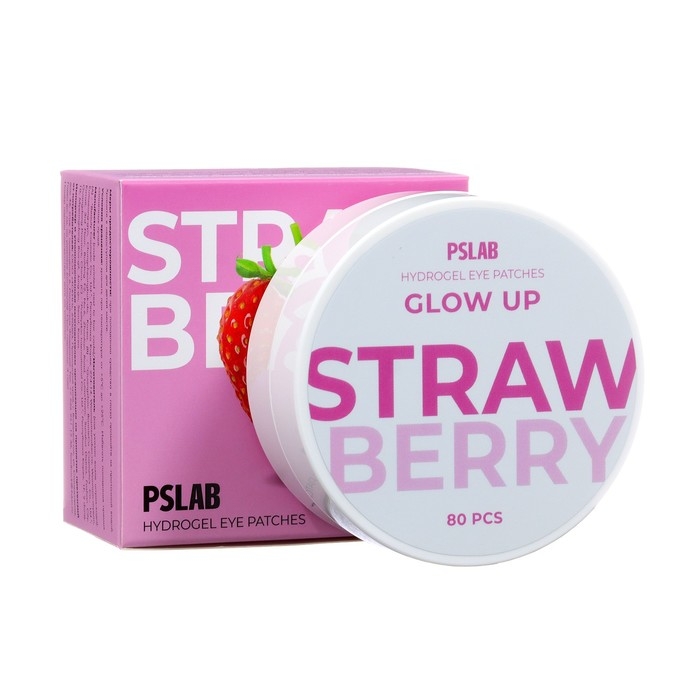 Патчи PSLAB против темных кругов с экстрактом клубники , 80 шт. Патчи PSLAB против темных кругов с экстрактом клубники , 80 шт.