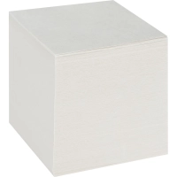 Блок для записей в подставке в стакане 9х9х9 белый