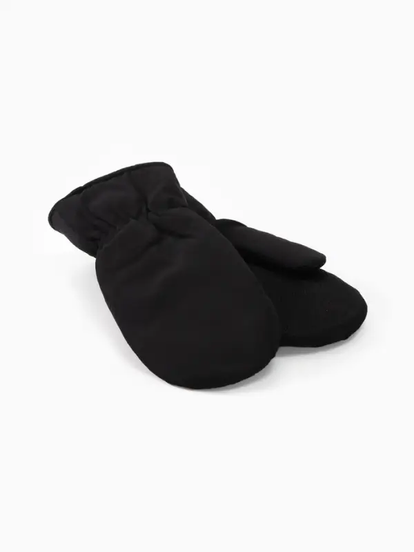 Варежки зимние мужские непромокаемые  р-р 25 см цв.чёрный