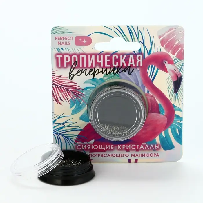Мелкие кристаллы для декора ногтей «Тропическая вечеринка» Мелкие кристаллы для декора ногтей «Тропическая вечеринка»