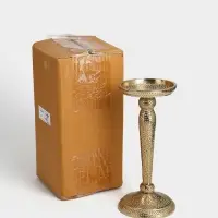 Подсвечник &laquo;Звездная пыль&raquo;, 10&times;10&times;23 см, алюминий