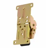 Кронштейн складной ТУНДРА ks001, 70×70 мм, желтый цинк, набор 2 шт.