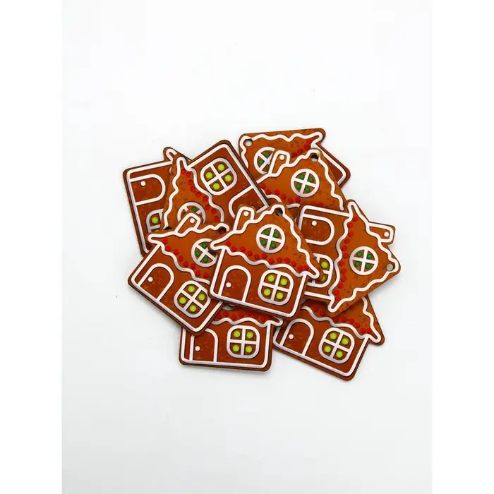 Подвеска деревянная Подвеска деревянная "Домик", 10 шт.