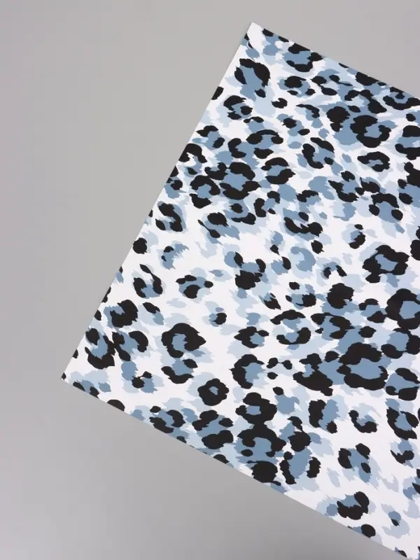 Пленка для цветов, "Эклер", бело-синий, 57х57 см