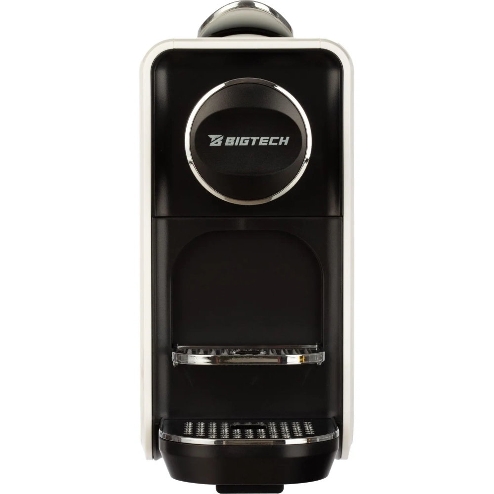 Кофемашина капсульная BigTech EСM302W, 0,7литра, 1400 Вт, белая